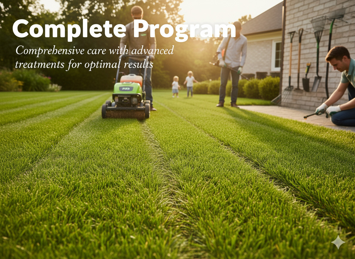 Complete lawn care program